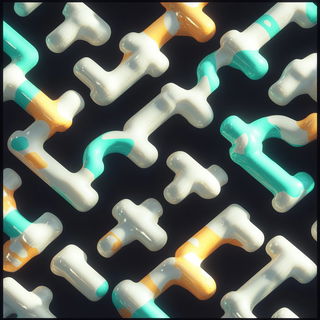 Mortise Moonwork style, Midjourney V6.1: creative pattern composition