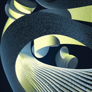 Mosaicglyphics style, Midjourney V6.1: abstract 3D render