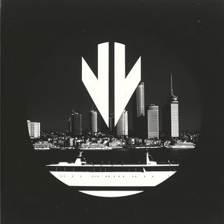 Cameflash Tattooism style, Midjourney V6.1: bold minimalist logo design for Istanbul city municipal services