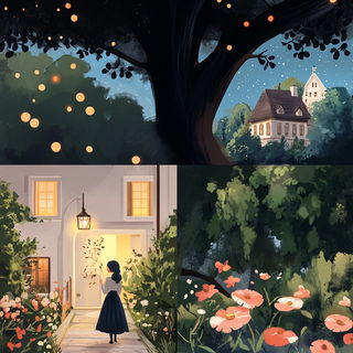Skyvault Fair Architects style, Midjourney V6.1: retro fairy-tale illustration
