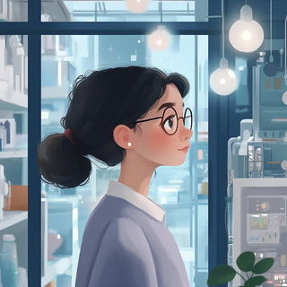 Skyvault Fair Architects style, Midjourney V6.1: editorial illustration for popular scientific magazine cover