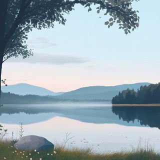 Skyvault Fair Architects style, Midjourney V6.1: realistic landscape photograph of quiet dawn