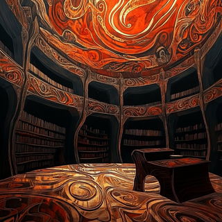 The Vermilion Scrapers style, Midjourney V6.1: Midlibrary