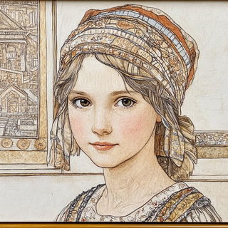Silhouettrism style, Midjourney V6.1: classical 18th-century oil painting