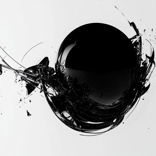 Impastographica style, Midjourney V6.1: abstract 3D render
