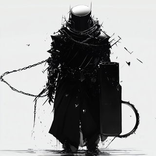 Impastographica style, Midjourney V6.1: concept art character design of retropunk steam knight