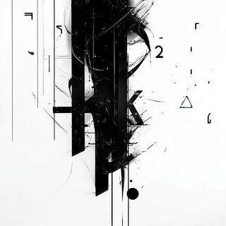 Impastographica style, Midjourney V6.1: typographic composition with large letters