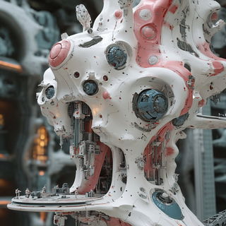 Petalopolis style, Midjourney V6.1: abstract 3D render