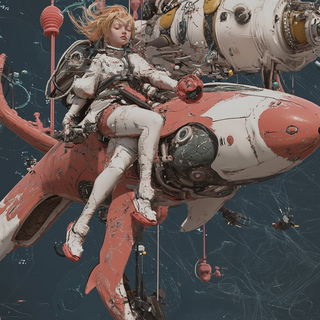 Petalopolis style, Midjourney V6.1: editorial illustration for popular scientific magazine cover
