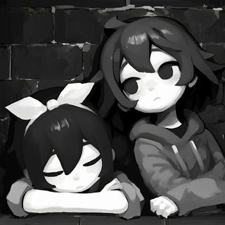 Winterblack style, Midjourney V6.1: black-and-white manga comic strip