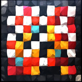 Winterblack style, Midjourney V6.1: creative pattern composition