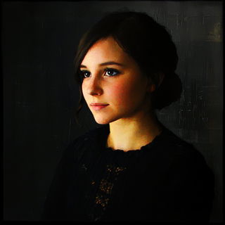 Winterblack style, Midjourney V6.1: photographic portrait of female protagonist