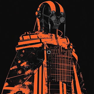 Giltblockism style, Midjourney V6.1: concept art character design of retropunk steam knight