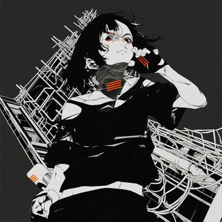 Giltblockism style, Midjourney V6.1: black-and-white manga comic strip