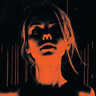 Giltblockism style, Midjourney V6.1: photographic portrait of female protagonist