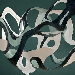 Folkloreflux style, Midjourney V6.1: abstract 3D render