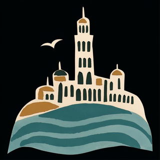 Folkloreflux style, Midjourney V6.1: bold minimalist logo design for Istanbul city municipal services