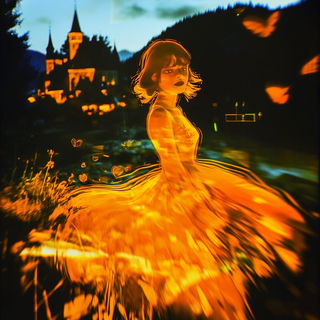 Inkgrid Constructivism style, Midjourney V6.1: retro fairy-tale illustration