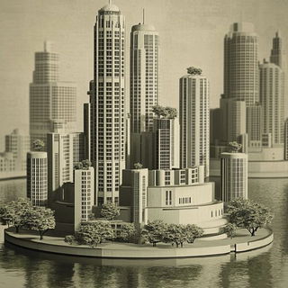 Cinematurn style, Midjourney V6.1: megacity with futuristic bioarchitecture