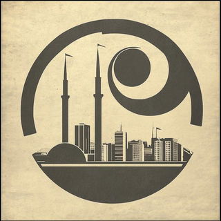 Cinematurn style, Midjourney V6.1: bold minimalist logo design for Istanbul city municipal services