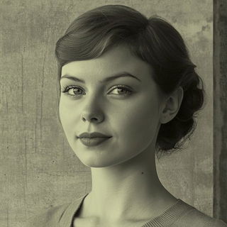 Cinematurn style, Midjourney V6.1: photographic portrait of female protagonist