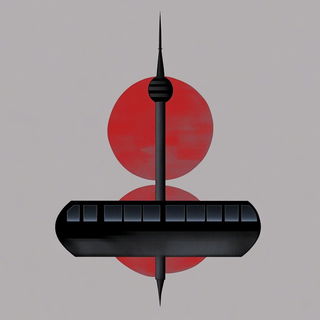Enamelgrid Tropica style, Midjourney V6.1: bold minimalist logo design for Istanbul city municipal services
