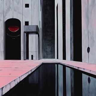 Enamelgrid Tropica style, Midjourney V6.1: cinematic shot from sci-fi movie