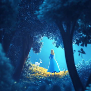 Pyroclastique style, Midjourney V6.1: retro fairy-tale illustration