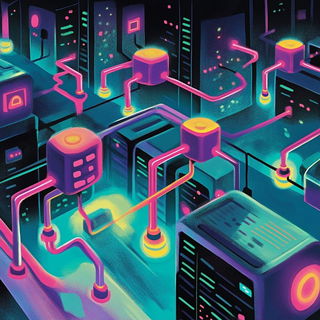 Cloakscarcity style, Midjourney V6.1: technical infrastructure blueprint schematics