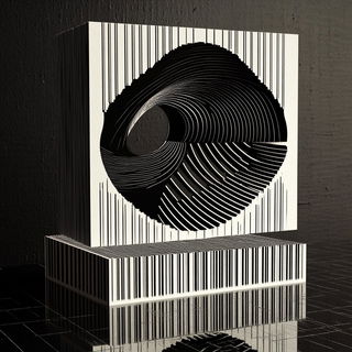 Cobaltrail style, Midjourney V6.1: abstract 3D render