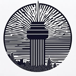 Cobaltrail style, Midjourney V6.1: bold minimalist logo design for Istanbul city municipal services
