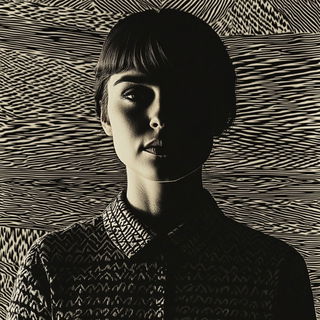 Cobaltrail style, Midjourney V6.1: photographic portrait of female protagonist