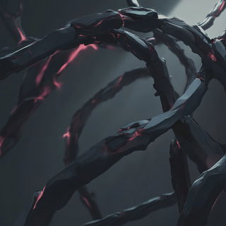 Violet Shoreline Minimalism style, Midjourney V6.1: abstract 3D render