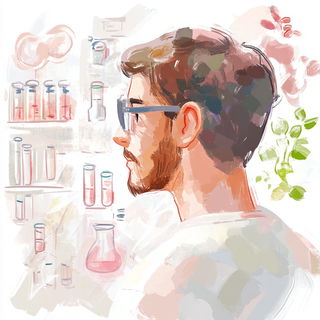 Redblock Chiaroscuro style, Midjourney V6.1: editorial illustration for popular scientific magazine cover