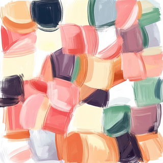 Redblock Chiaroscuro style, Midjourney V6.1: creative pattern composition