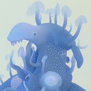 Ink Orbit style, Midjourney V6.1: abstract 3D render