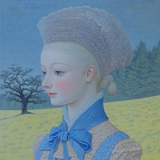 Ink Orbit style, Midjourney V6.1: classical 18th-century oil painting