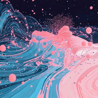 Velqara style, Midjourney V6.1: abstract 3D render
