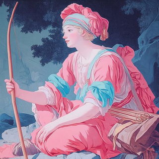 Velqara style, Midjourney V6.1: classical 18th-century oil painting