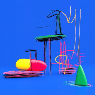 Chromaterrace style, Midjourney V6.1: abstract 3D render