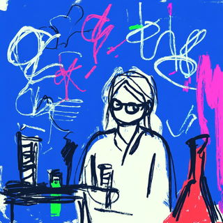 Chromaterrace style, Midjourney V6.1: editorial illustration for popular scientific magazine cover
