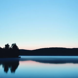 Chromaterrace style, Midjourney V6.1: realistic landscape photograph of quiet dawn