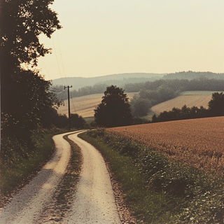 Ornithoperegrine style, Midjourney V6.1: realistic landscape photograph of quiet dawn