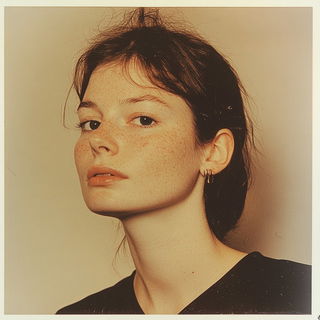 Ornithoperegrine style, Midjourney V6.1: photographic portrait of female protagonist