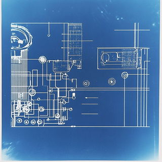 Ornithoperegrine style, Midjourney V6.1: technical infrastructure blueprint schematics