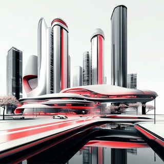 Solvanta style, Midjourney V6.1: megacity with futuristic bioarchitecture