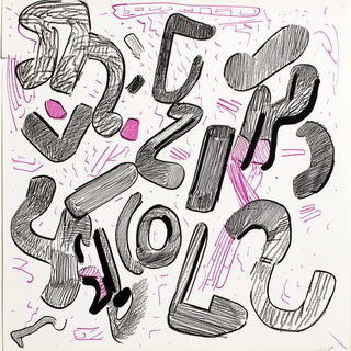 Veyr Iceworks style, Midjourney V6.1: typographic composition with large letters