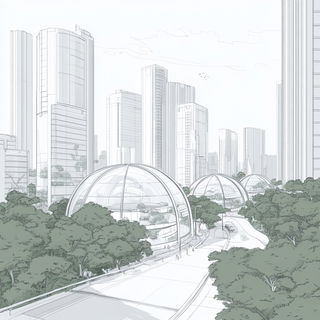 Redwindow Chiaropulp style, Midjourney V6.1: megacity with futuristic bioarchitecture