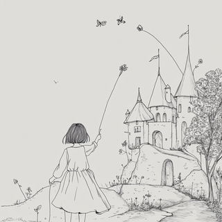 Redwindow Chiaropulp style, Midjourney V6.1: retro fairy-tale illustration