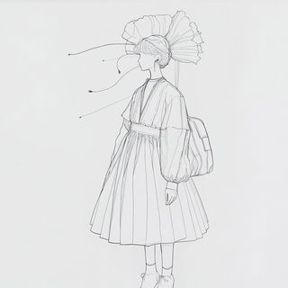 Redwindow Chiaropulp style, Midjourney V6.1: haute-couture fashion outfit